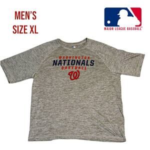 Washington Nationals MLB Genuine Merchandise Shirt Grey -‎ Men’s XL - Athletic